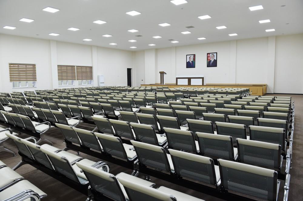 Azerbaijani president with first lady attend opening of Yasamal residential complex (PHOTO)