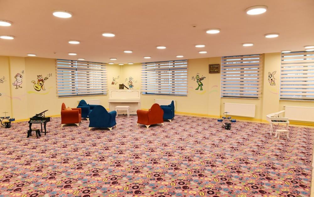 Azerbaijani president with first lady attend opening of Yasamal residential complex (PHOTO)