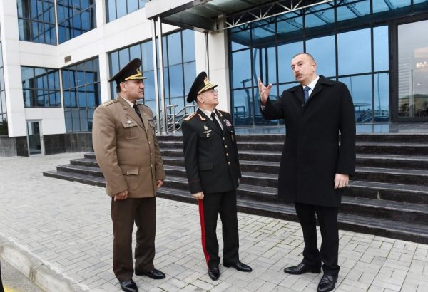 President Aliyev attends inauguration of sports & health club of Emergency Situations Ministry (PHOTO)