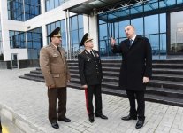 Президент Ильхам Алиев принял участие в открытии  спортивно-оздоровительного клуба МЧС (ФОТО)