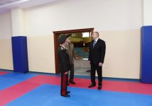 Президент Ильхам Алиев принял участие в открытии  спортивно-оздоровительного клуба МЧС (ФОТО)