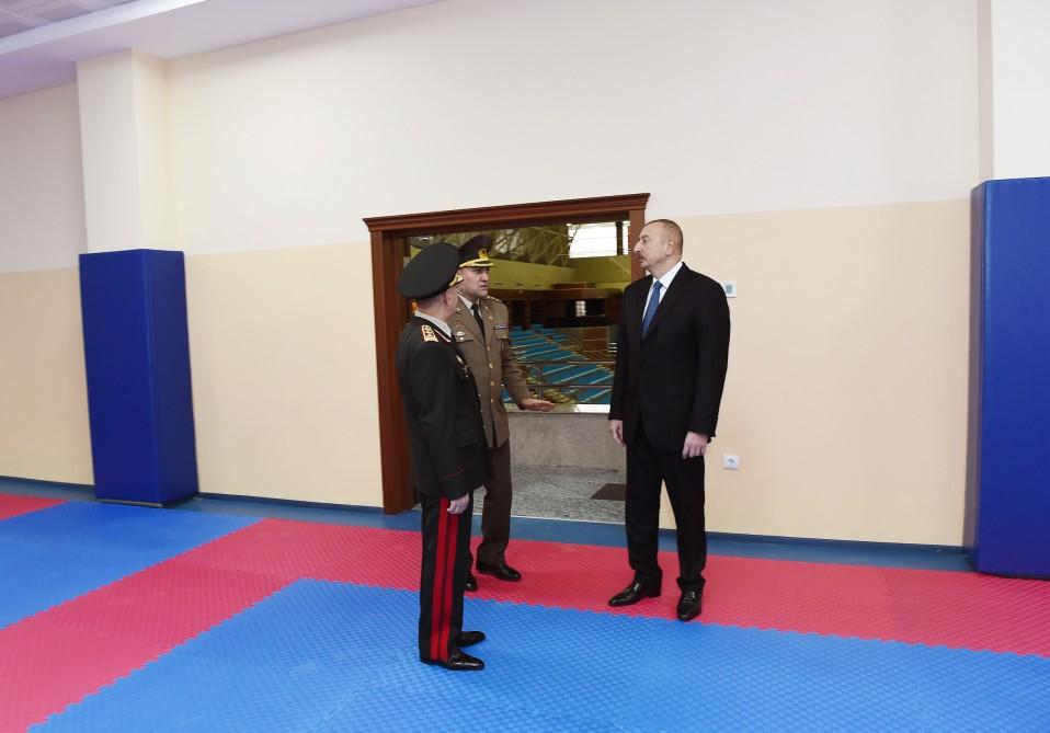 Президент Ильхам Алиев принял участие в открытии  спортивно-оздоровительного клуба МЧС (ФОТО)