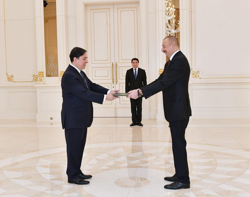 President Aliyev receives credentials of incoming Saudi Arabian and Brazilian ambassadors (PHOTO)