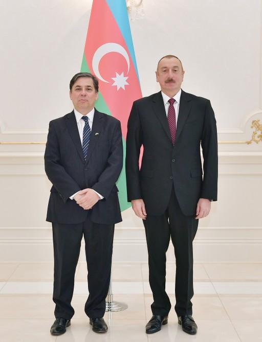 President Aliyev receives credentials of incoming Saudi Arabian and Brazilian ambassadors (PHOTO)