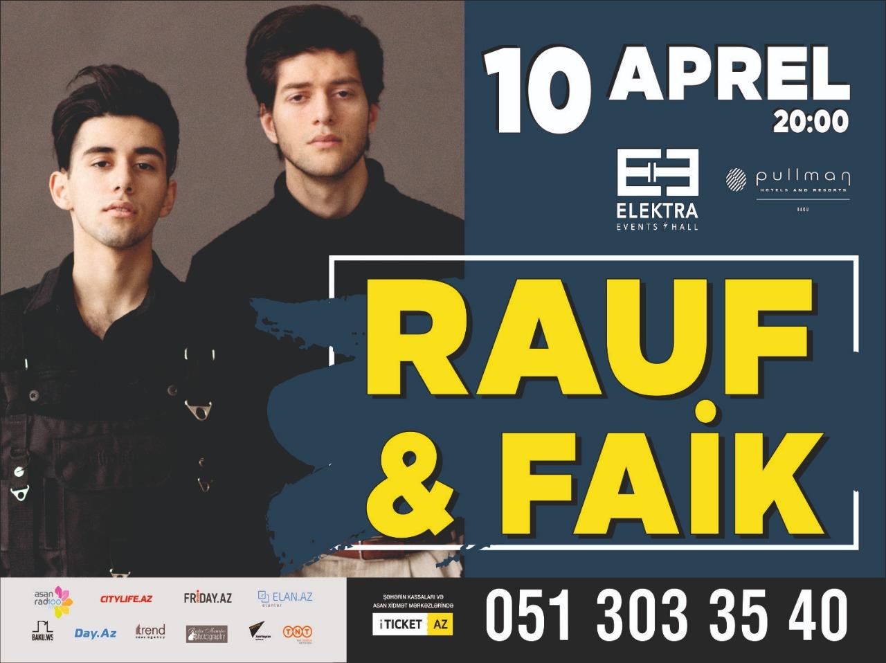 Миллионы просмотров и популярность в СНГ: Rauf & Faik выступят с концертом в Баку