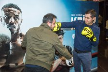 Легенды азербайджанского бокса "нокаутировали" Сильвестра Сталлоне и Майкла Б. Джордана (ВИДЕО, ФОТО)