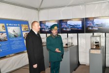 Президент Ильхам Алиев ознакомился с новым пограничным сторожевым кораблем типа “Туфан” (ФОТО)