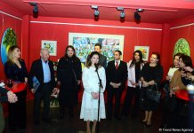 Праздник искусства: в Баку открылась выставка Фидан Алиевой "Жажда жизни" (ФОТО)