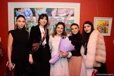 Праздник искусства: в Баку открылась выставка Фидан Алиевой "Жажда жизни" (ФОТО)