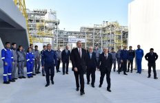 Президент Ильхам Алиев принял участие в открытии завода «SOCAR карбамид» в Сумгайыте (ФОТО)