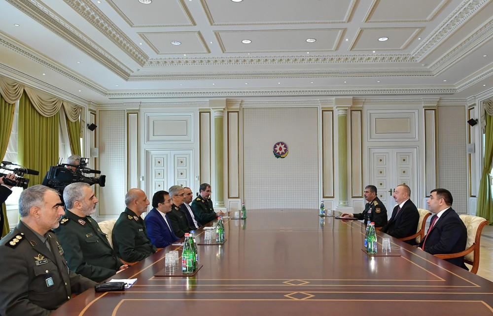 Ilham Aliyev receives Chief of General Staff of Iran's Armed Forces
