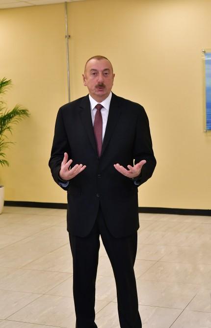 Президент Ильхам Алиев принял участие в открытии завода «SOCAR карбамид» в Сумгайыте (ФОТО)