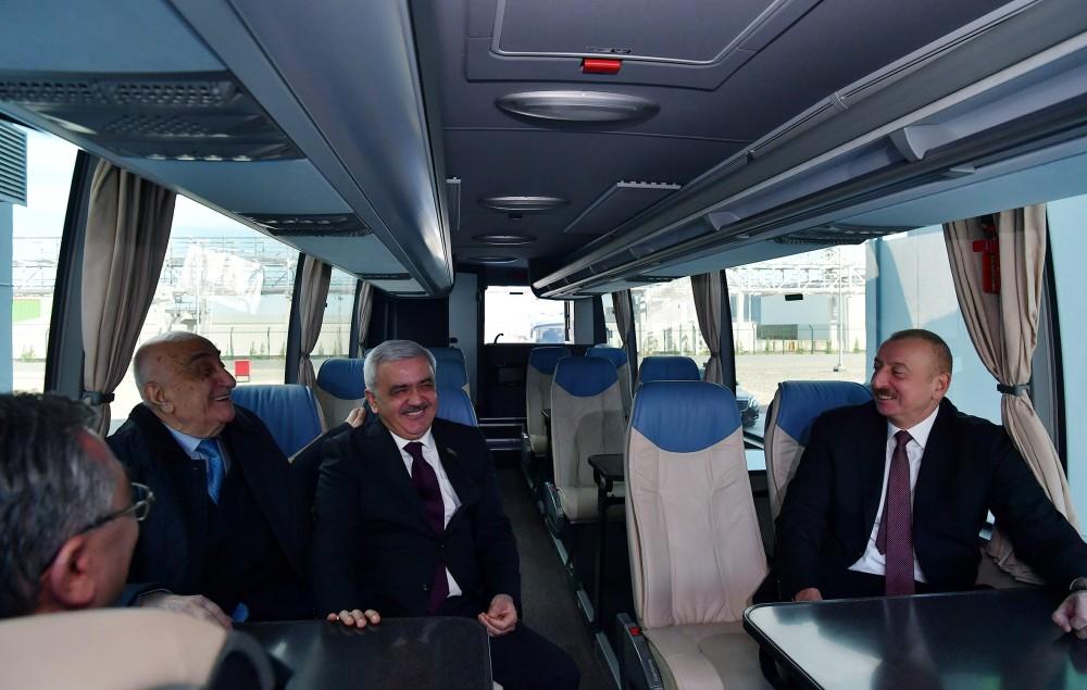 Президент Ильхам Алиев принял участие в открытии завода «SOCAR карбамид» в Сумгайыте (ФОТО)
