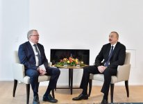 Президент Ильхам Алиев встретился в Давосе с генеральным исполнительным директором компании Equinor (ФОТО)