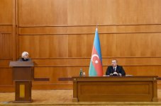 Президент Ильхам Алиев и Первая леди Мехрибан Алиева встретились с семьями шехидов (ФОТО) (версия 3)