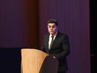 Президент Ильхам Алиев принял участие в конференции по итогам выполнения Госпрограммы социально-экономического развития регионов Азербайджана в 2014-2018 гг. (ФОТО)