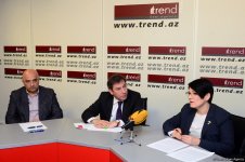 В пресс-центре АМИ Trend прошел видеомост "Россия-Азербайджан: повестка на 2019 год" (ФОТО)