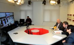 В пресс-центре АМИ Trend прошел видеомост "Россия-Азербайджан: повестка на 2019 год" (ФОТО)