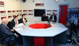 В пресс-центре АМИ Trend прошел видеомост "Россия-Азербайджан: повестка на 2019 год" (ФОТО)