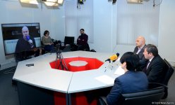 В пресс-центре АМИ Trend прошел видеомост "Россия-Азербайджан: повестка на 2019 год" (ФОТО)