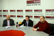 В пресс-центре АМИ Trend прошел видеомост "Россия-Азербайджан: повестка на 2019 год" (ФОТО)