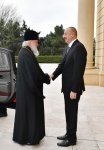 Президент Ильхам Алиев и Первая леди Мехрибан Алиева встретились с Патриархом Московским и всея Руси Кириллом (ФОТО) (версия 3)