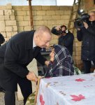 Президент Ильхам Алиев побывал в Шамахе, где произошло землетрясение (ФОТО)