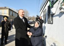 Президент Ильхам Алиев побывал в Шамахе, где произошло землетрясение (ФОТО)
