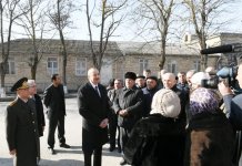 Президент Ильхам Алиев побывал в Шамахе, где произошло землетрясение (ФОТО)