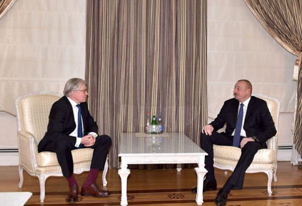 President Aliyev receives chairman of Dutch-Azerbaijan Friendship Group