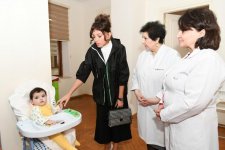 Первый вице-президент Мехрибан Алиева встретилась с воспитанниками яслей №1 в Баку (ФОТО)