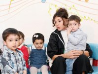 Первый вице-президент Мехрибан Алиева встретилась с воспитанниками яслей №1 в Баку (ФОТО)