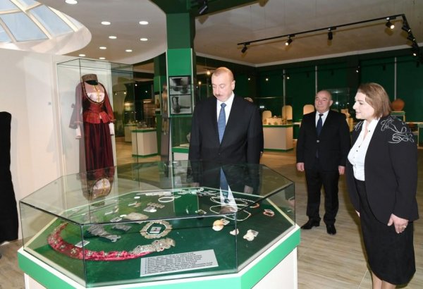 Ilham Aliyev attends opening of History and Local Lore Museum in Beylagan (PHOTO)