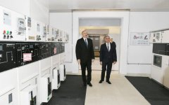 Президент Ильхам Алиев принял участие в открытии реконструированной подстанции "Бейлаган-1" (ФОТО)