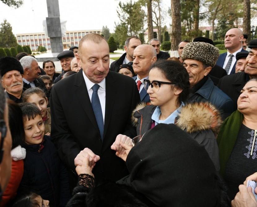 Ilham Aliyev attends opening of History and Local Lore Museum in Beylagan (PHOTO)