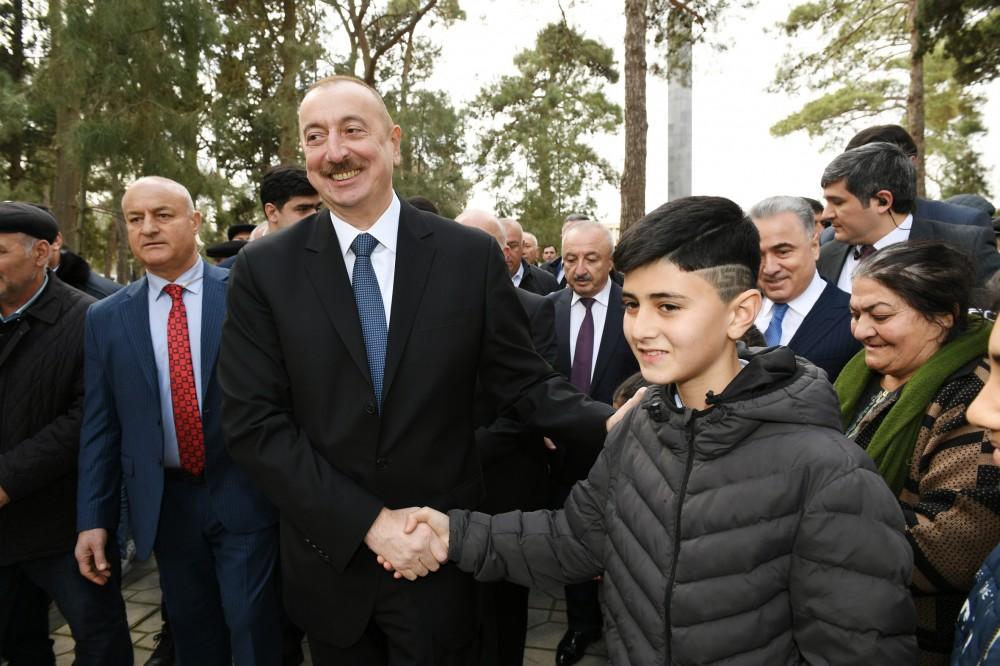 Ilham Aliyev attends opening of History and Local Lore Museum in Beylagan (PHOTO)