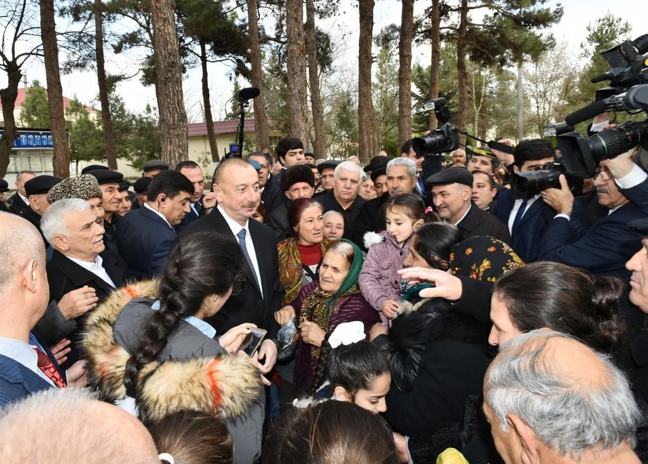 Ilham Aliyev attends opening of History and Local Lore Museum in Beylagan (PHOTO)