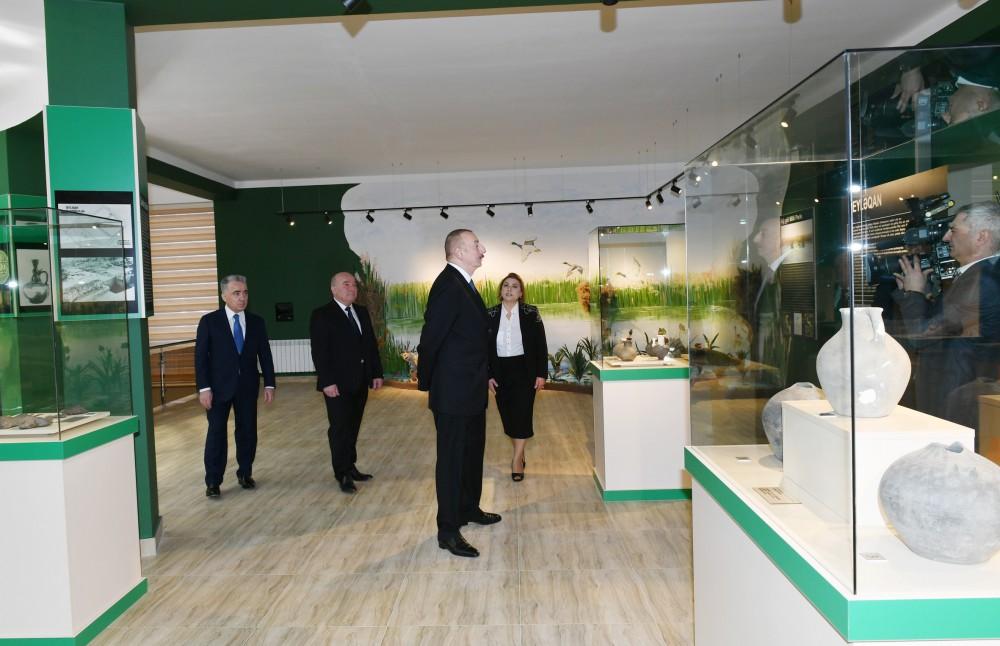 Ilham Aliyev attends opening of History and Local Lore Museum in Beylagan (PHOTO)