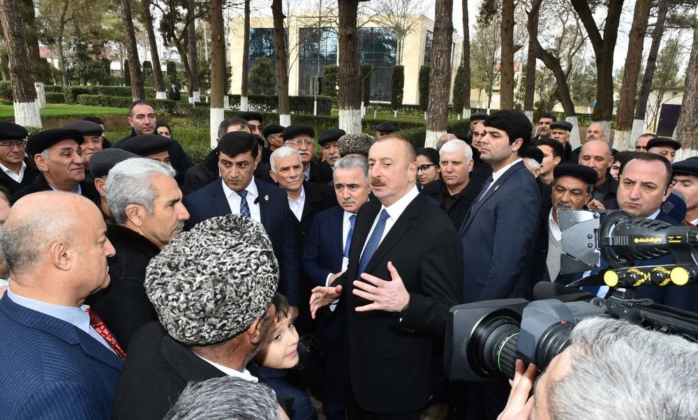 Ilham Aliyev attends opening of History and Local Lore Museum in Beylagan (PHOTO)