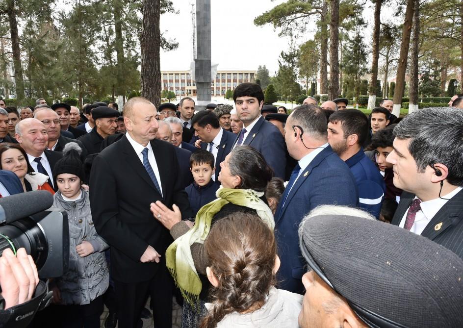 Ilham Aliyev attends opening of History and Local Lore Museum in Beylagan (PHOTO)