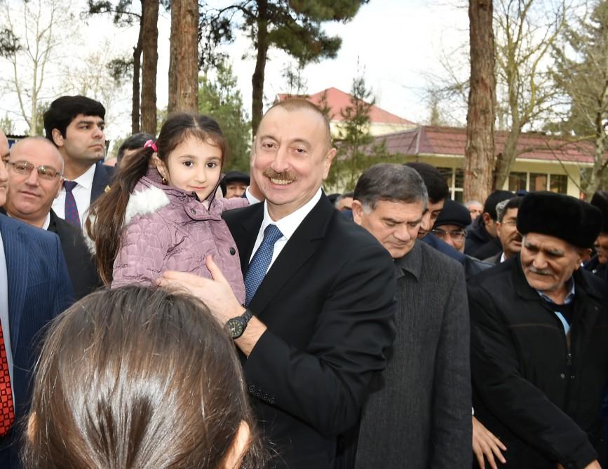 Ilham Aliyev attends opening of History and Local Lore Museum in Beylagan (PHOTO)