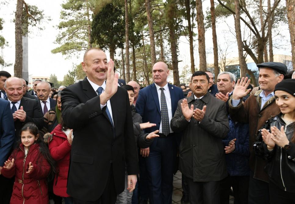 Ilham Aliyev attends opening of History and Local Lore Museum in Beylagan (PHOTO)