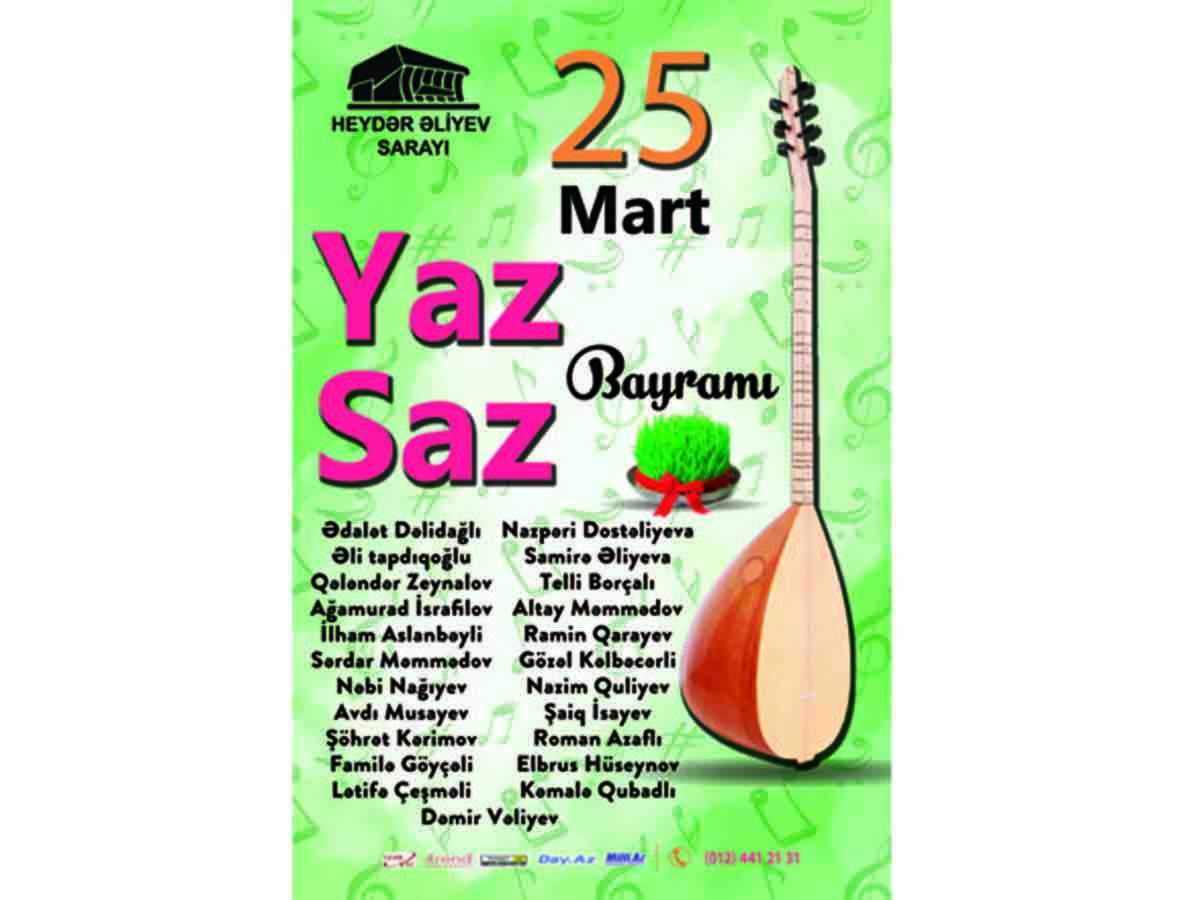 Yaz – Saz. В Баку будет проведен праздник весны