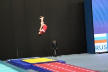 Лучшие моменты Кубка мира по прыжкам на батуте и тамблингу в Баку (ФОТОРЕПОРТАЖ)