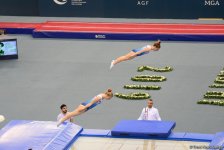 Лучшие моменты Кубка мира по прыжкам на батуте и тамблингу в Баку (ФОТОРЕПОРТАЖ)