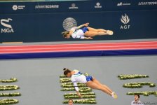 Лучшие моменты Кубка мира по прыжкам на батуте и тамблингу в Баку (ФОТОРЕПОРТАЖ)