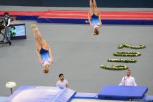 Лучшие моменты Кубка мира по прыжкам на батуте и тамблингу в Баку (ФОТОРЕПОРТАЖ)