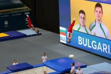 Лучшие моменты Кубка мира по прыжкам на батуте и тамблингу в Баку (ФОТОРЕПОРТАЖ)