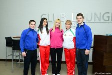 Консул посольства Болгарии в Азербайджане встретился с гимнастами в рамках Кубка мира по прыжкам на батуте и тамблингу (ФОТО)