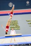 В Баку прошла церемония награждения победителей среди синхронных пар по прыжкам на батуте в рамках Кубка мира (ФОТО)
